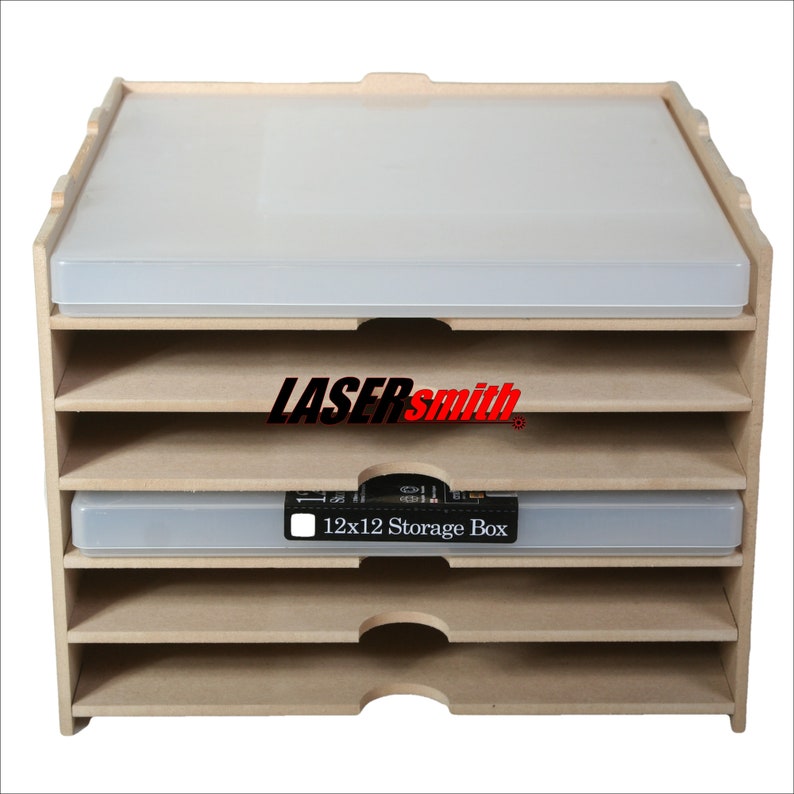 6 Shelf Kallax Storage for 12 X 12 Plastic Storage Containers Etsy UK