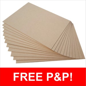 10 X 6" X 3" TOP QUALITY 4mm MIDITE PREMIER MDF WOODEN PLAQUES  SIGNS BLANKS 