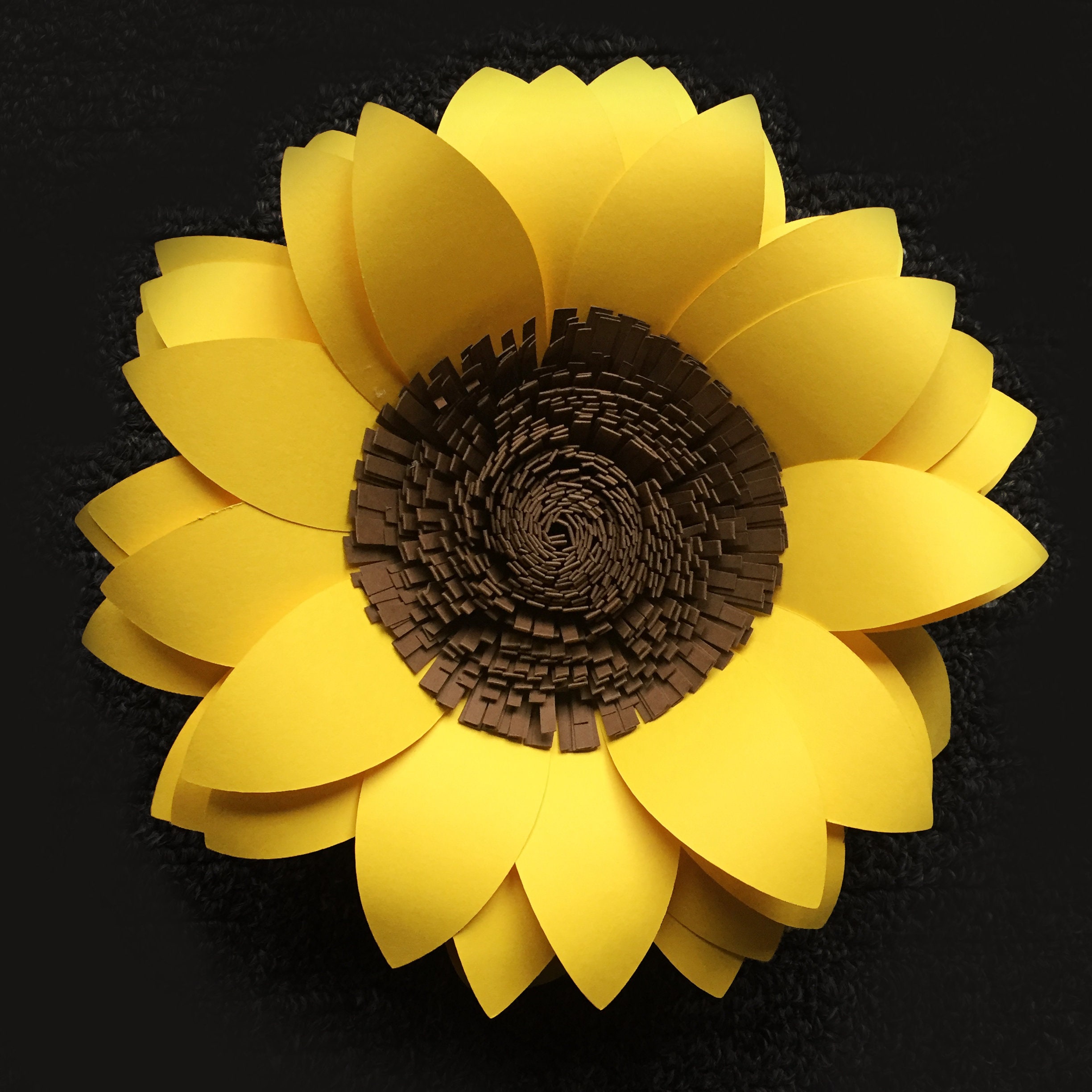 Free Free 225 Sunflower Paper Flower Svg SVG PNG EPS DXF File