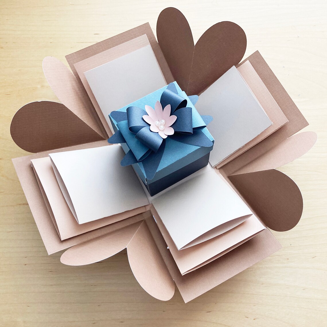 Explosion Box Template SVG and PDF 3x3x3 12x12 paper size | Etsy