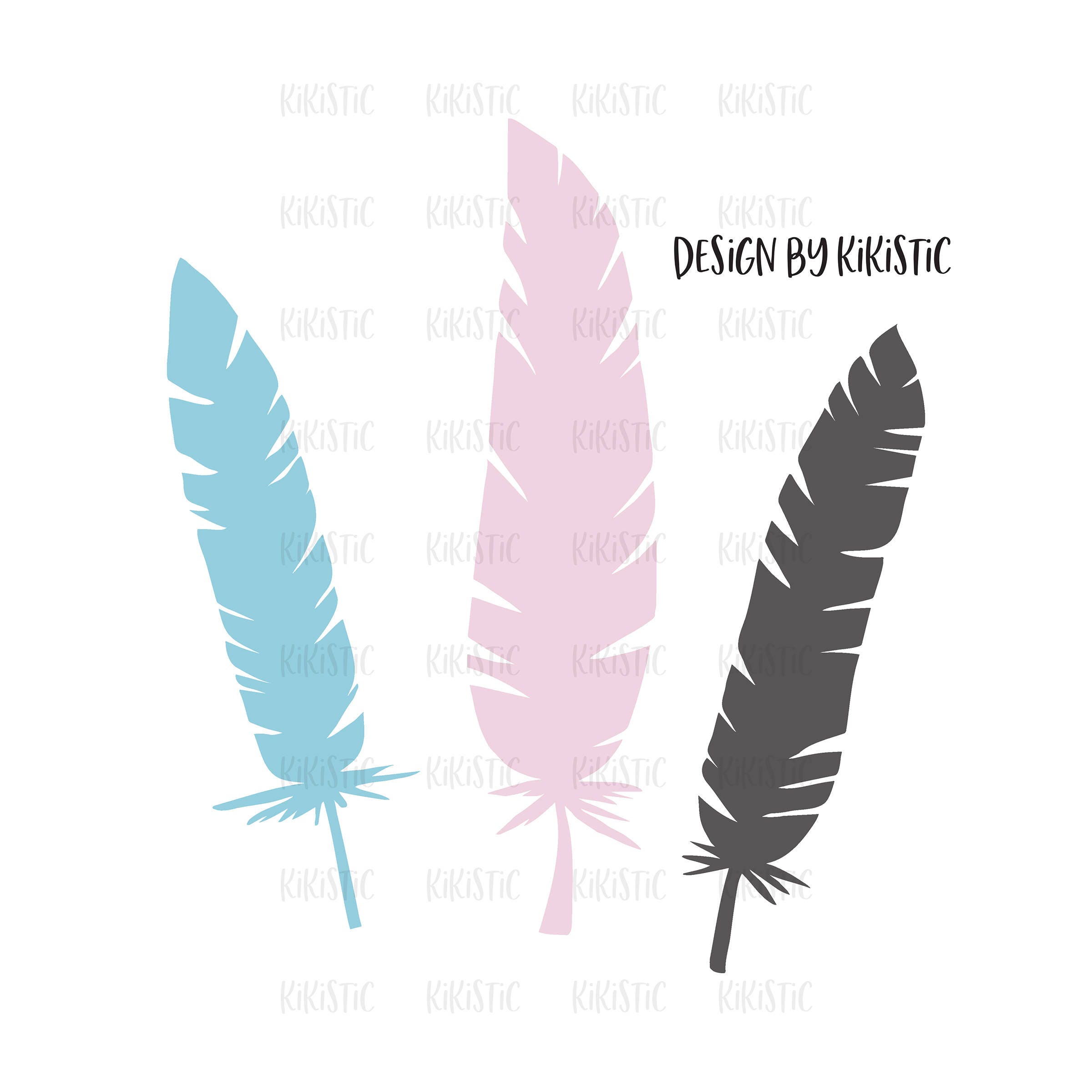 Feather Cutout Design Design For Cricut And Silhouette Etsy