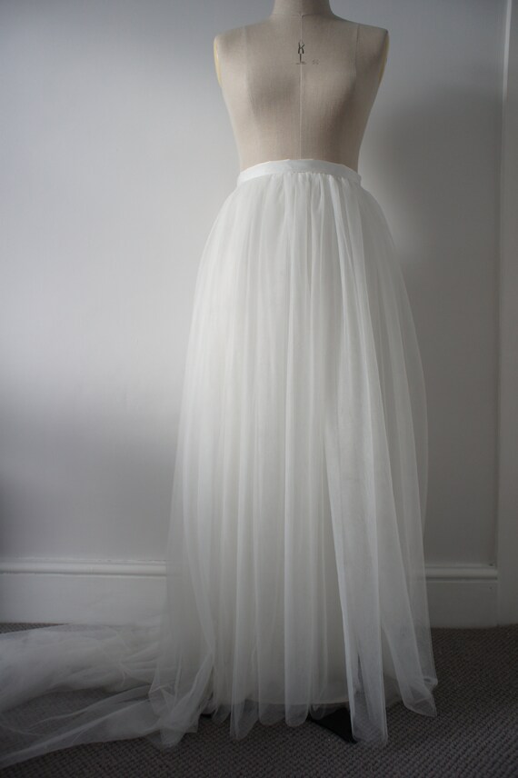Net top skirt wedding