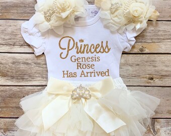 the princess has arrived newborn outfit