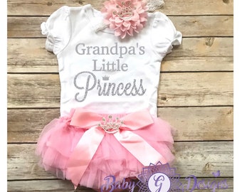 grandpa's little princess onesie