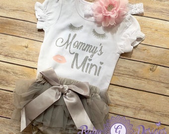 Daughter of a Queen Mommy and Me Mothers Day Cute Newborn Baby Long Sleeve Gown Newborn Light Blue