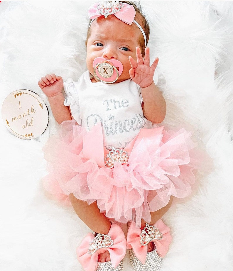 Newborn Girl Coming Home Outfit the Princess Has Arrived Etsy Canada