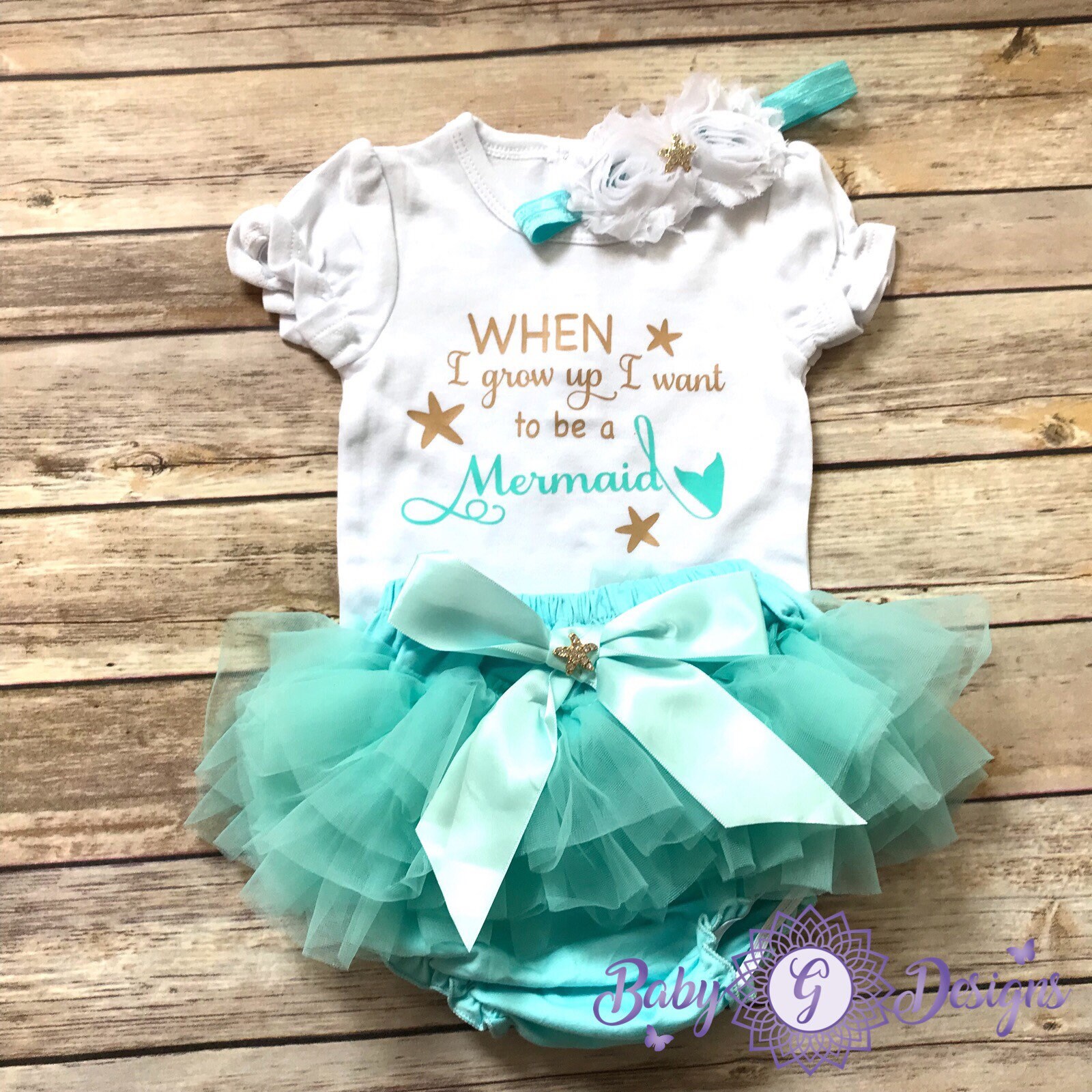 mermaid baby girl clothes