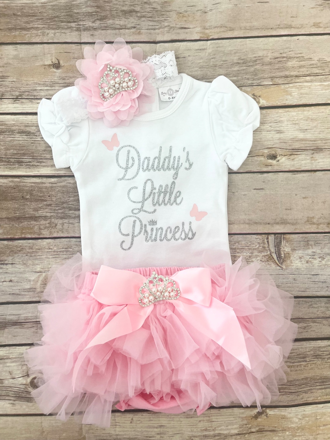 Daddy's Girl Outfits Daddy's Princess Baby Clothes Cute