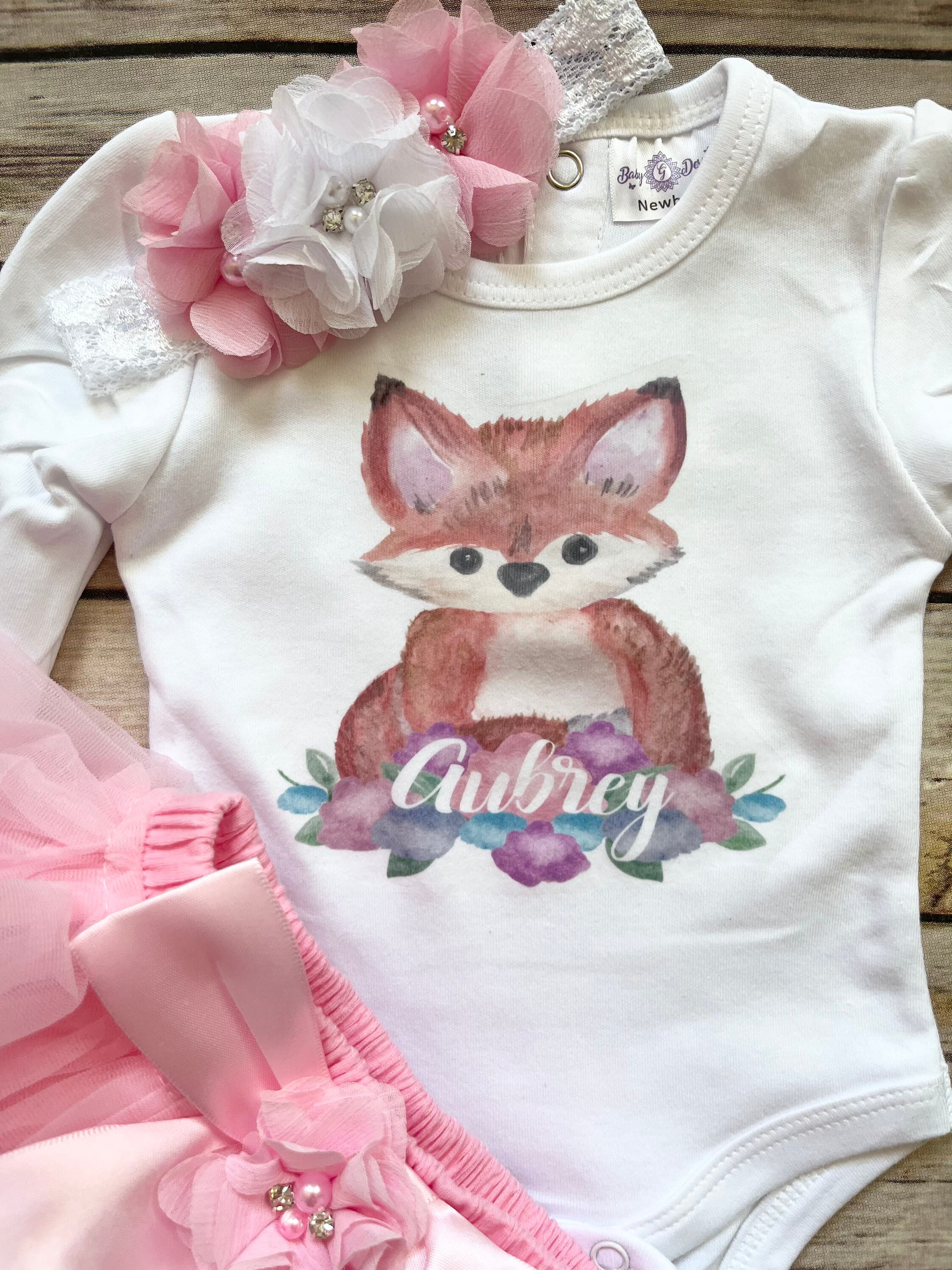 Baby girl fox outfit clearance