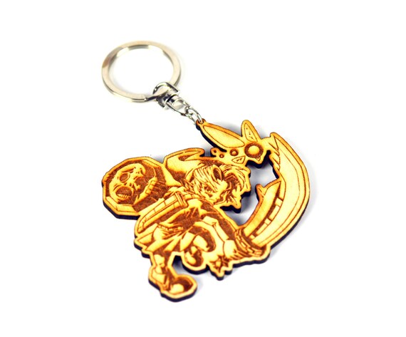 Legend of Zelda Mask Keychain Gold