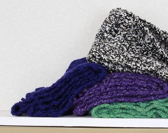 Handmade Crocheted Scarves in Multiple Colors, Sizes and Designs (FREE SHIPPING)