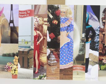 Vintage Annie's Fashion Doll Crochet Club - gowns, winter outfits, Christmas outfit, accessories Set of 8 Patterns Pre-Owned (FREE SHIPPING)
