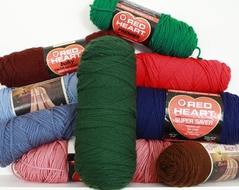 Assorted Colors Worsted Weight Yarn Sold in Sets (FREE SHIPPING)