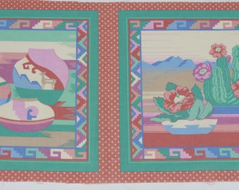 Vintage Southwest Designs Pillow Fabric Width 44" x 1/2 Yard in length (FREE SHIPPING)
