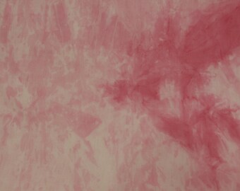 Vintage Tie Dye Pink Fabric Width 44" x 3 Yards in length (FREE SHIPPING)
