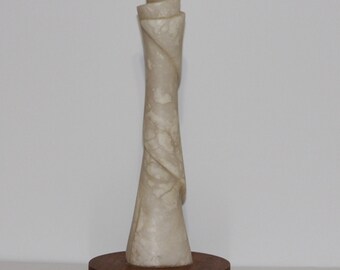 Alabaster Scroll Sculpture 12" Tall (FREE SHIPPING)