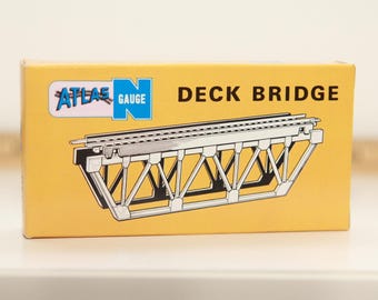 Vintage N Scale Deck Bridge #2547 NEW (FREE SHIPPING)