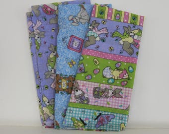 Vintage Easter Fabric with Assorted Patterns sold by the yard (FREE SHIPPING)