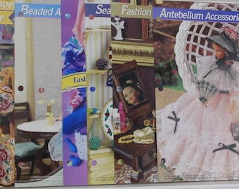 Vintage Annie's Fashion Doll Crochet Club - Accessories Set of 6 Patterns Pre-Owned (FREE SHIPPING)