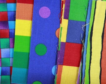 Vintage Stripes, Squares, Diamond, Circle Designs Quilting with Assorted Counts of the Squares 4" by 4" each (FREE SHIPPING)