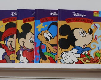 Vintage 1997 Disney's Read and Grow Library Set of 4 Books Pre-owned (FREE SHIPPING)