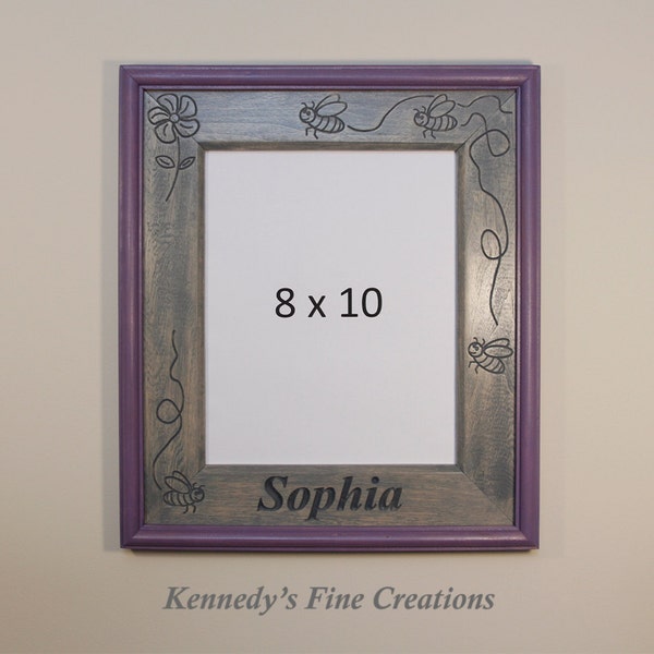 Engraved 8x10 Double Frame Etsy