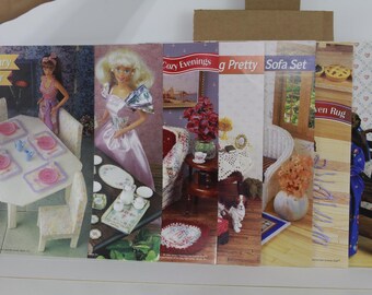 Vintage Annie's Fashion Doll Crochet Club - Home Decor Set of 8 Patterns Pre-Owned (FREE SHIPPING)