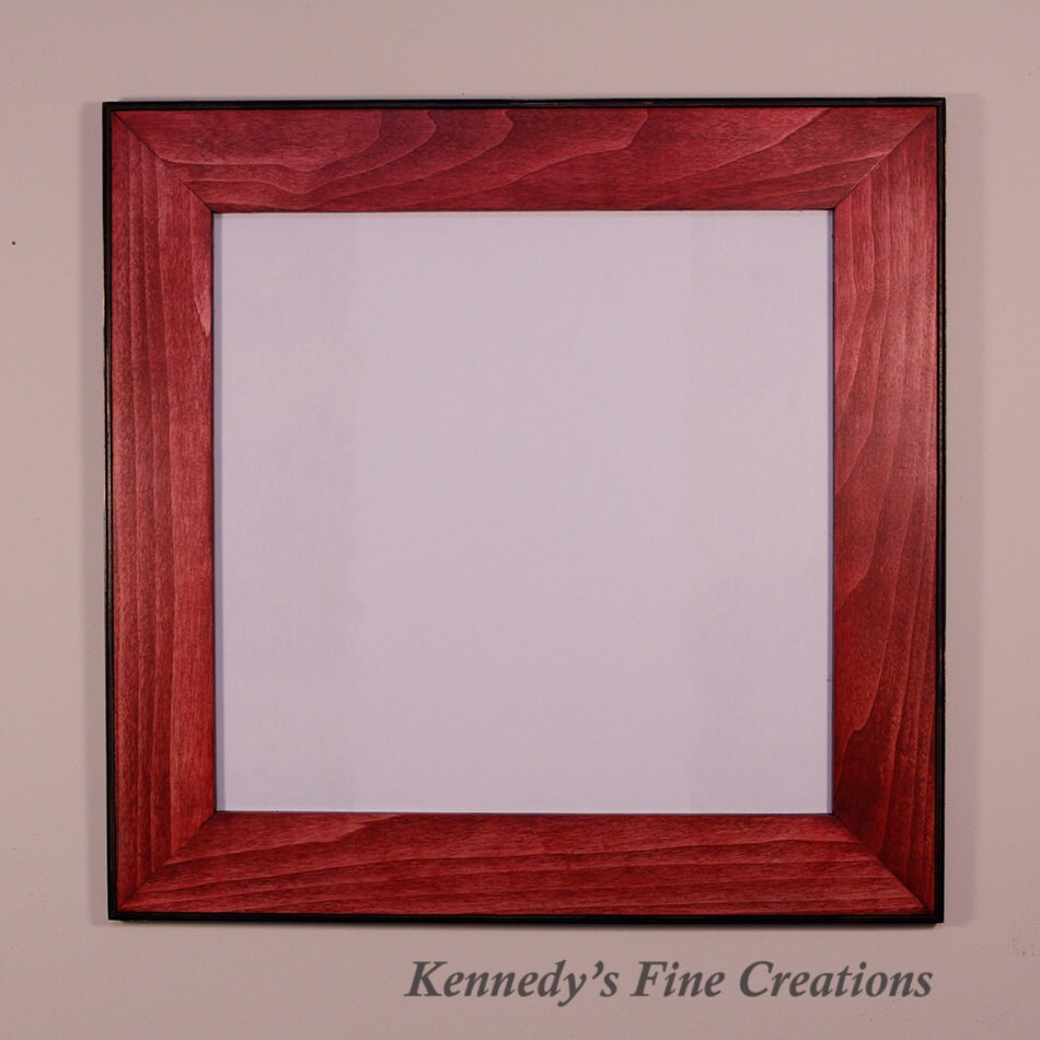 Custom Design Stained Wood Picture Frame (11x14)