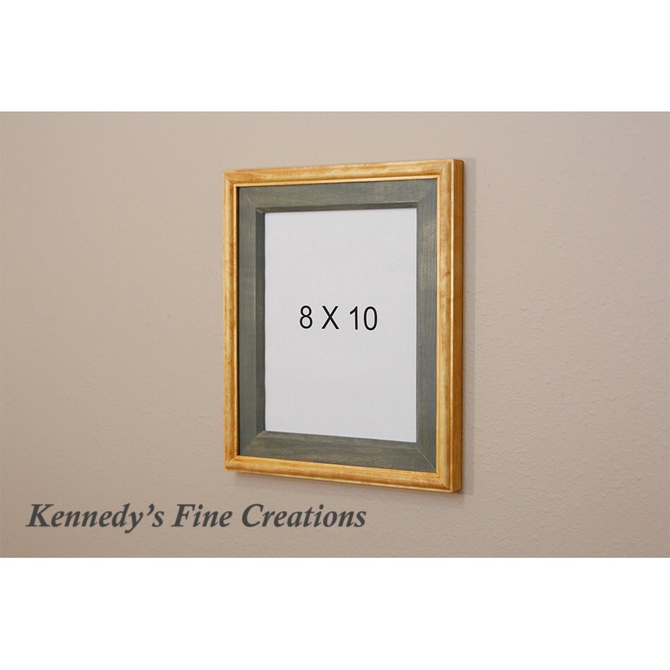 Custom Summer Oak Stained Wood Picture Double Frame(8X10)