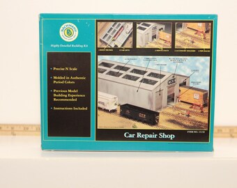 Vintage N Scale Bachmann Car Repair Shop #15159 NEW (FREE SHIPPING)