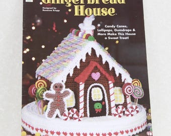 Vintage 1996 House of White Burches Gingerbread House Crochet Pattern Pre-owned (FREE SHIPPING)