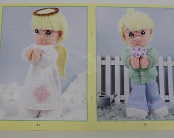 Vintage 2000 Leisure Arts Precious Moments Dolls to Crochet Pattern Pre-owned (FREE SHIPPING)