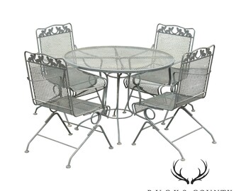 Wrought Iron Patio Furniture Etsy