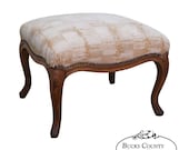 Antique Early 19th Century French Louis XV Style Walnut Ottoman