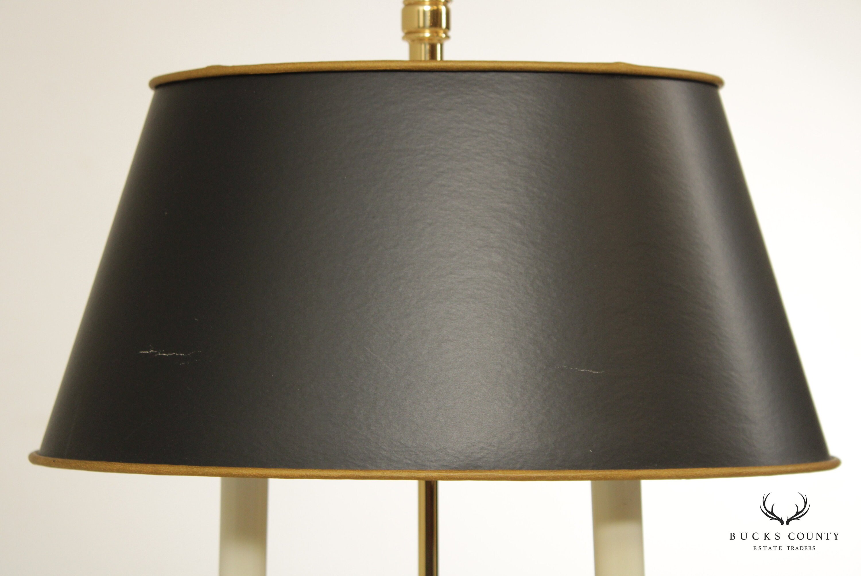 Vintage Brass French Bouillotte Table Lamp – Bucks County Estate Traders