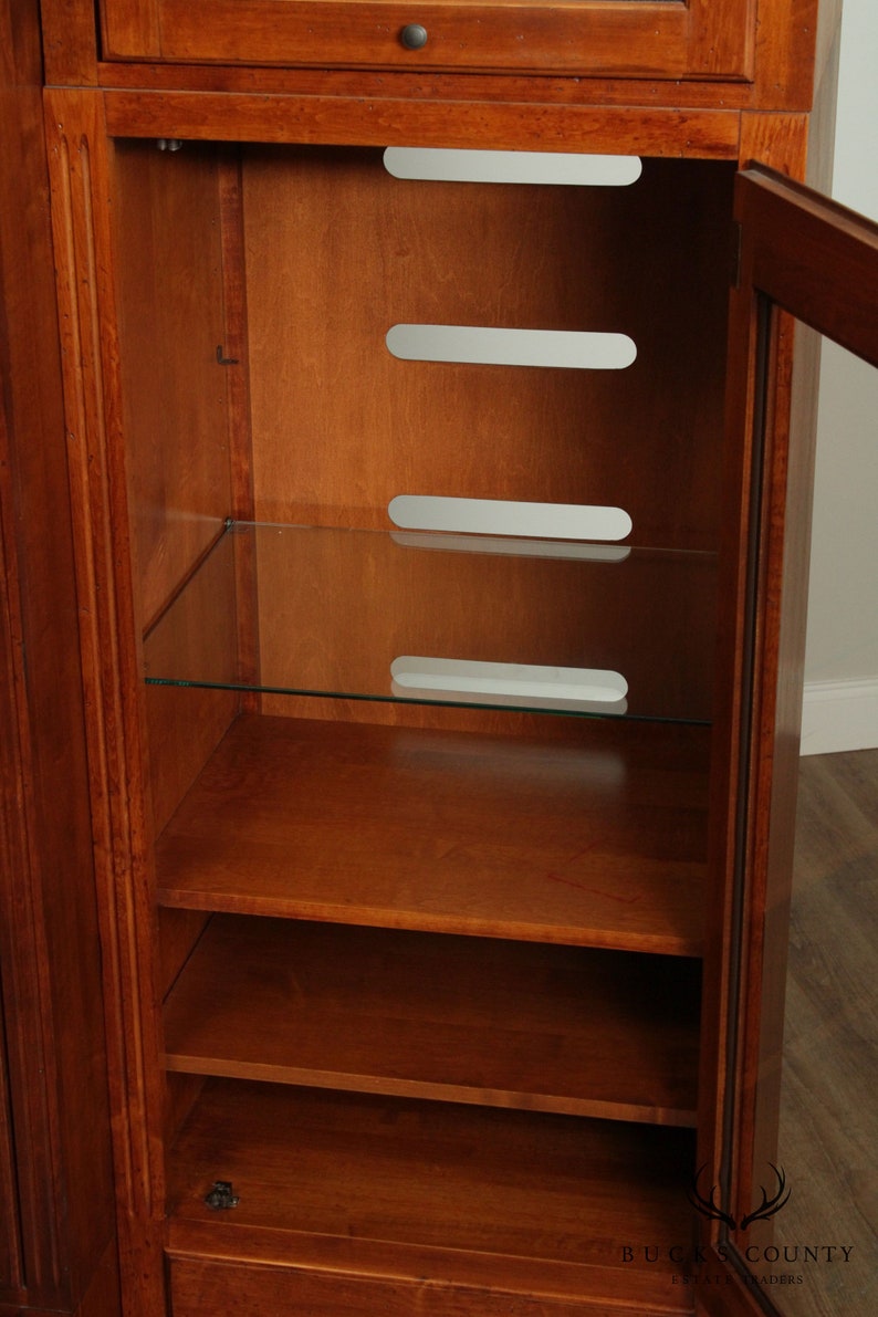 Ethan Allen Country Crossing Large Entertainment Wall Unit image 6