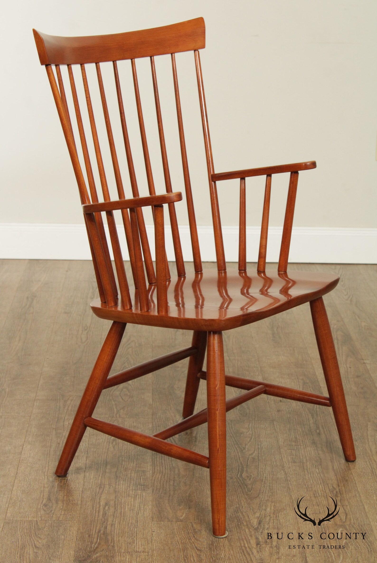 Ethan Allen Country Colors Set 8 Maple Fan Back Windsor Dining Etsy