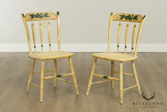 Arrow back chairs antique sale