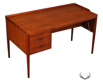 Danish Modern Teak Executive Writing Desk