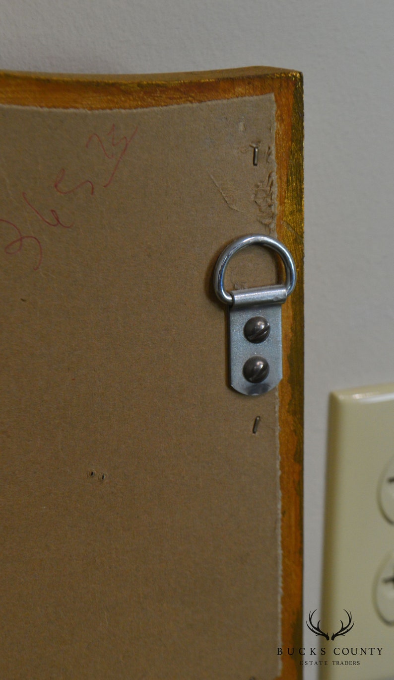 Ethan Allen Italian Gilt Frame Wall Mirror Etsy