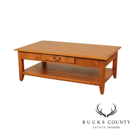 Ethan Allen Country Crossings Maple Coffee Table With Drawer Australia Ethan Allen Country Crossings Maple, Ethan Allen Dining Table With Drawers