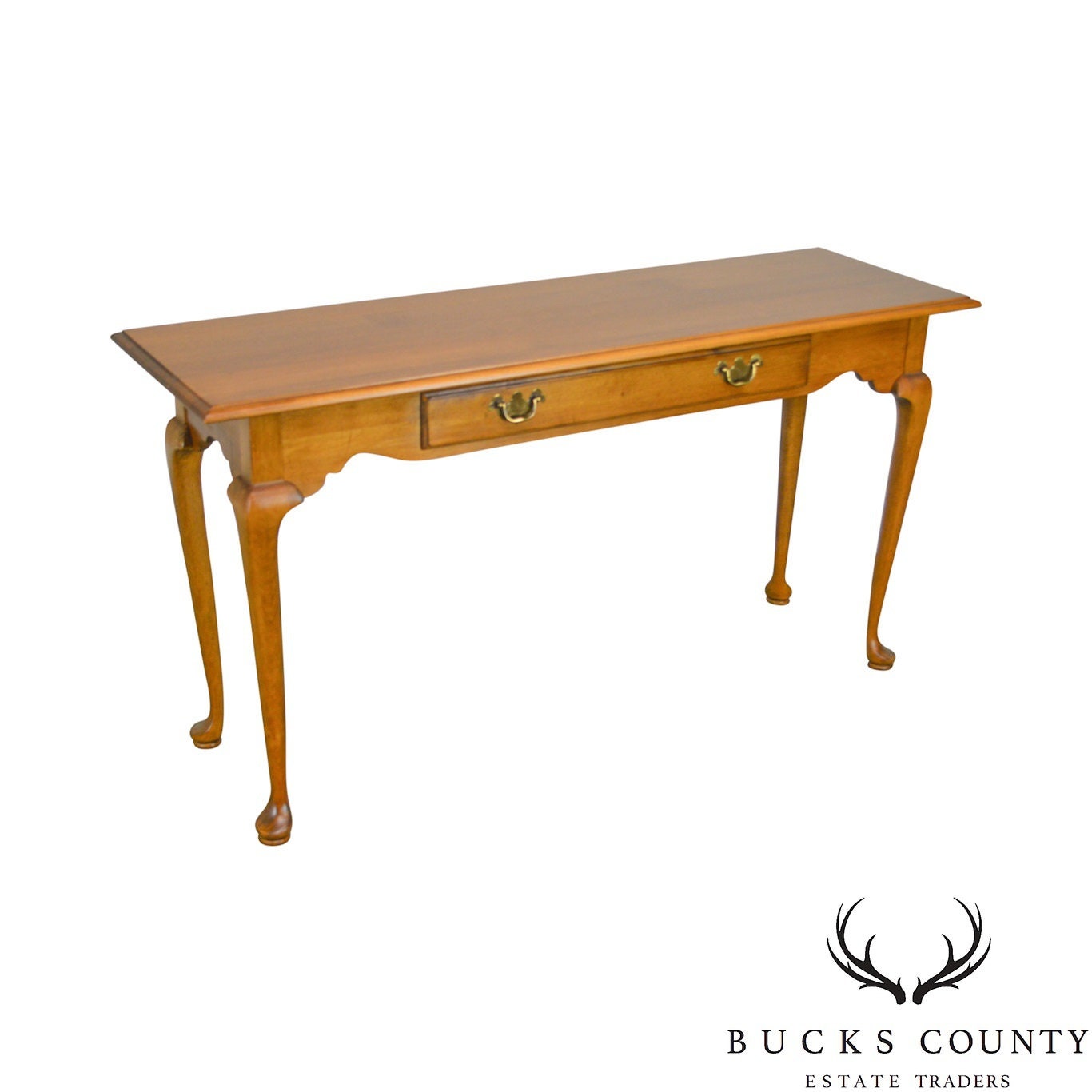 Ethan Allen Circa 1776 Collection Maple Queen Anne Sofa Table Etsy