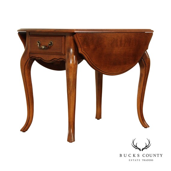 Ethan Allen country French Drop Leaf Pembroke Side Table Etsy UK