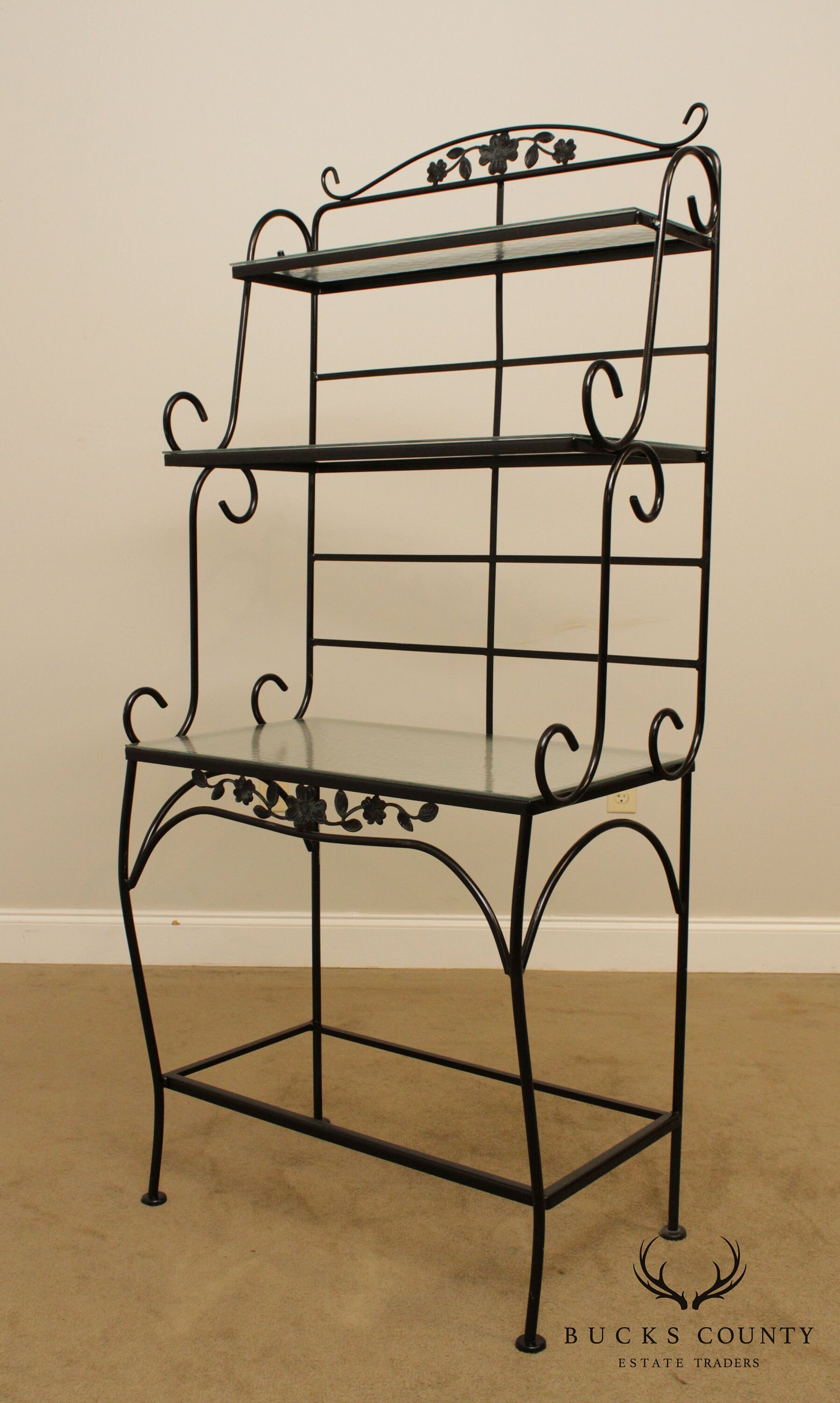 Woodard Wrought Iron Bakers Rack Etsy