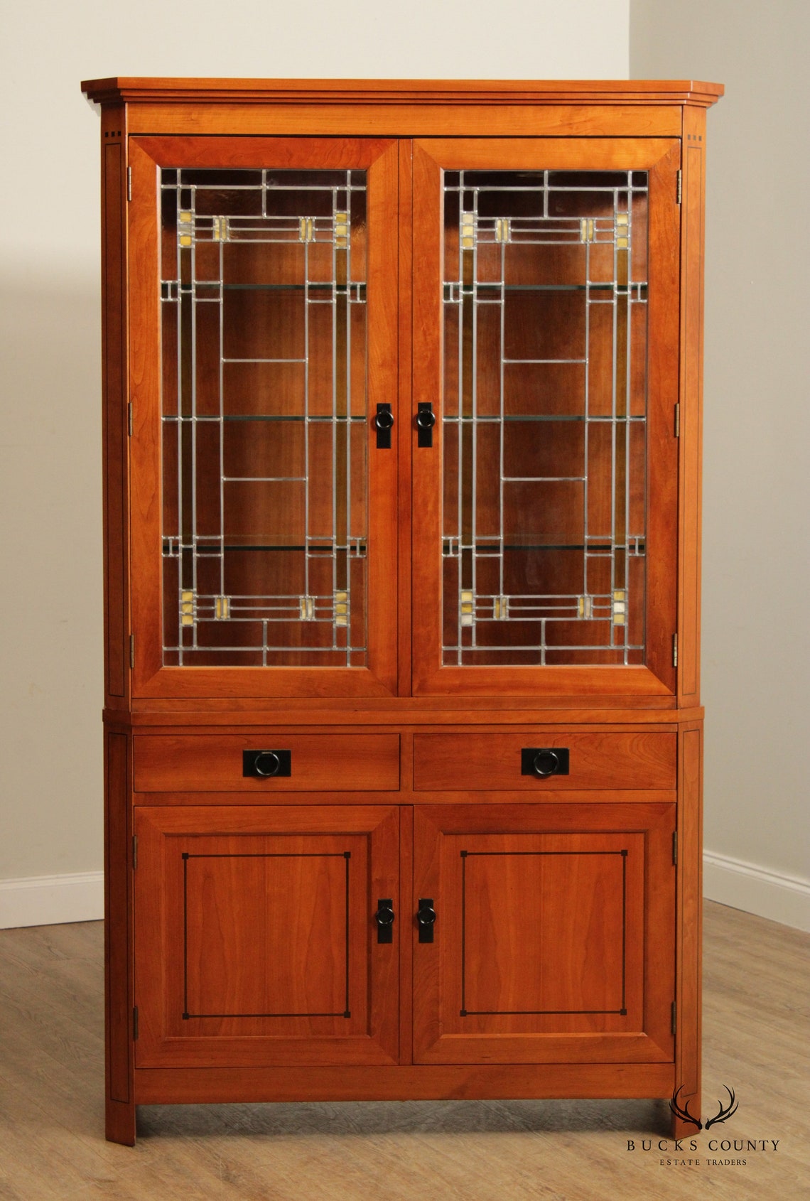 Stickley 21st Century Collection Cherry China Display Cabinet - Etsy