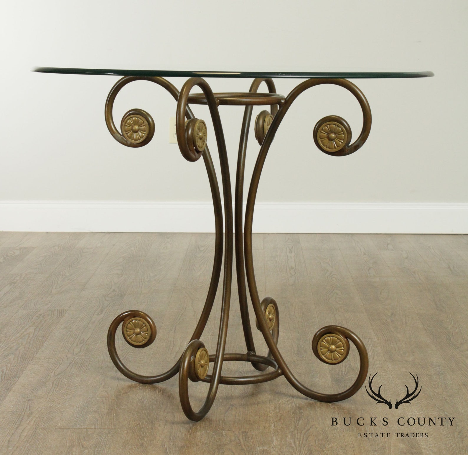 Tuscan Style Quality Wrought Iron 3 Piece Bistro Set Etsy