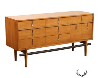 Mid Century Modern Walnut Dresser