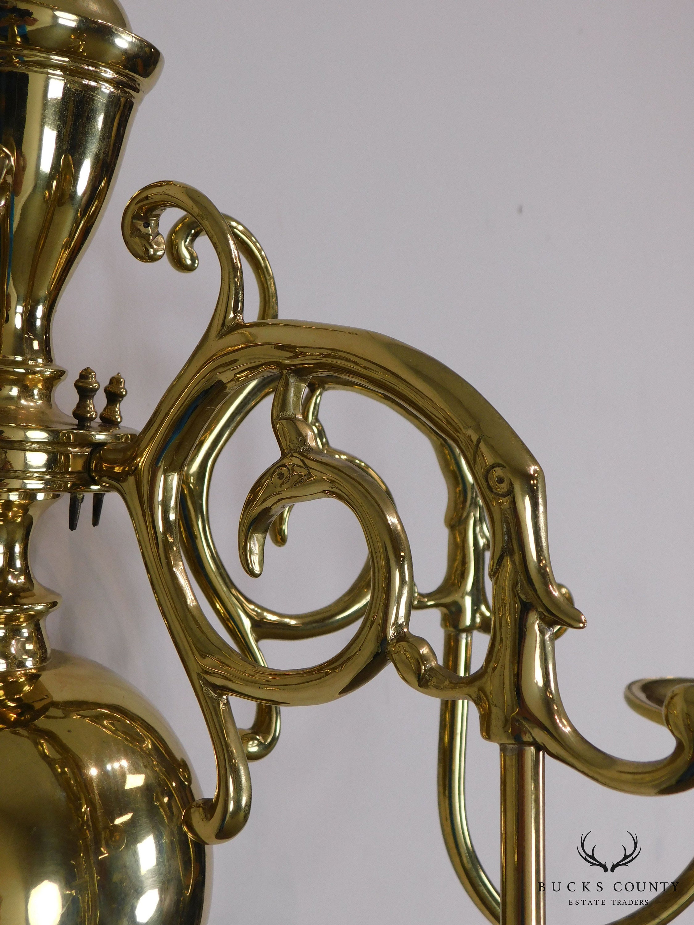Virginia Metalcrafters Harvin Brass 3 Arm Wall Sconce - Etsy display picture 1