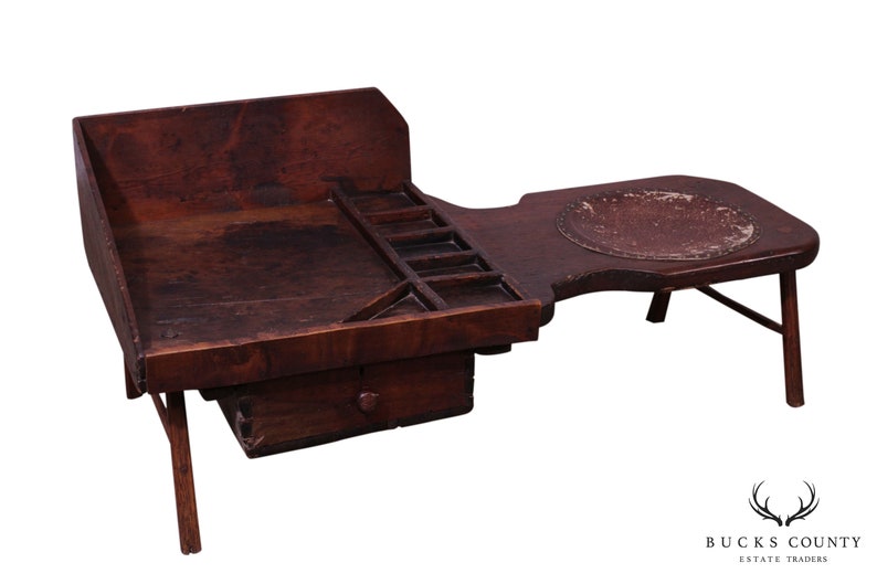 Antique Primitive Cobblers Bench Coffee Table Etsy