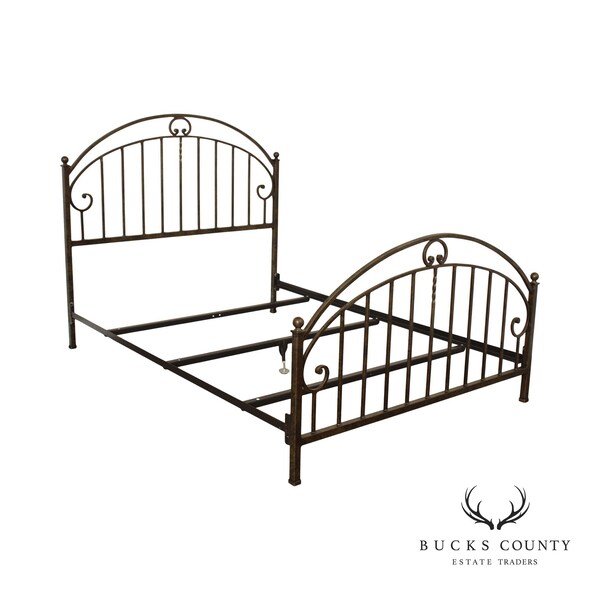 Wrought Iron Bed Queen Etsy